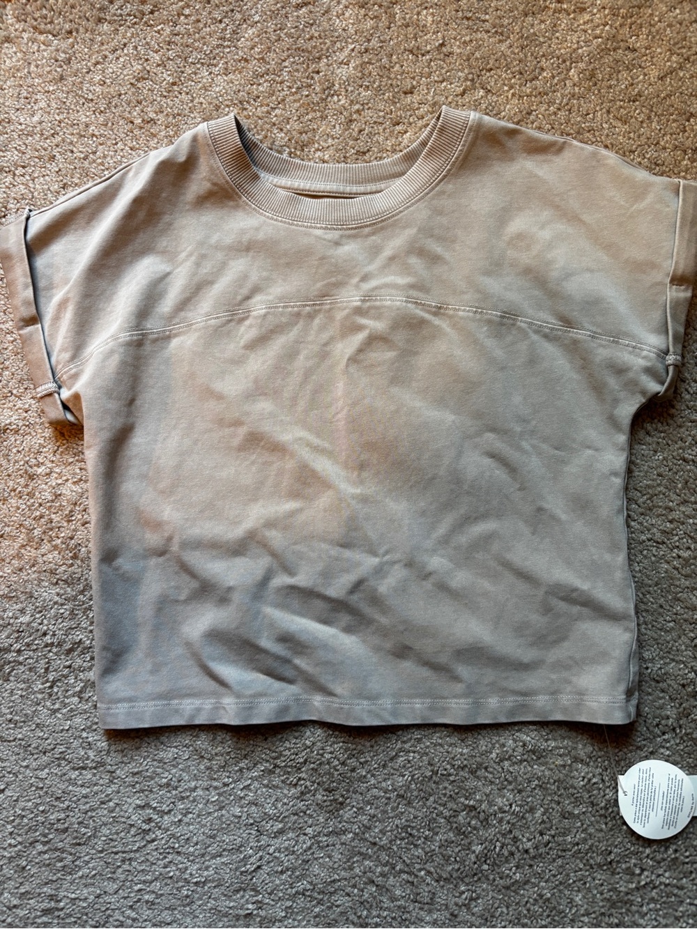 Women's offline by aerie Short Sleeve Crewneck Top - Taupe